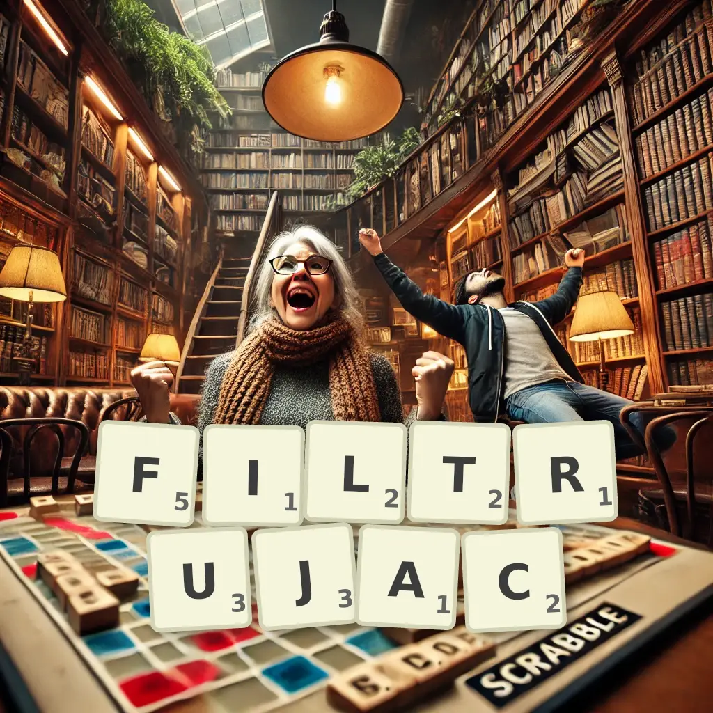 Słowa z liter FILTRUJĄC