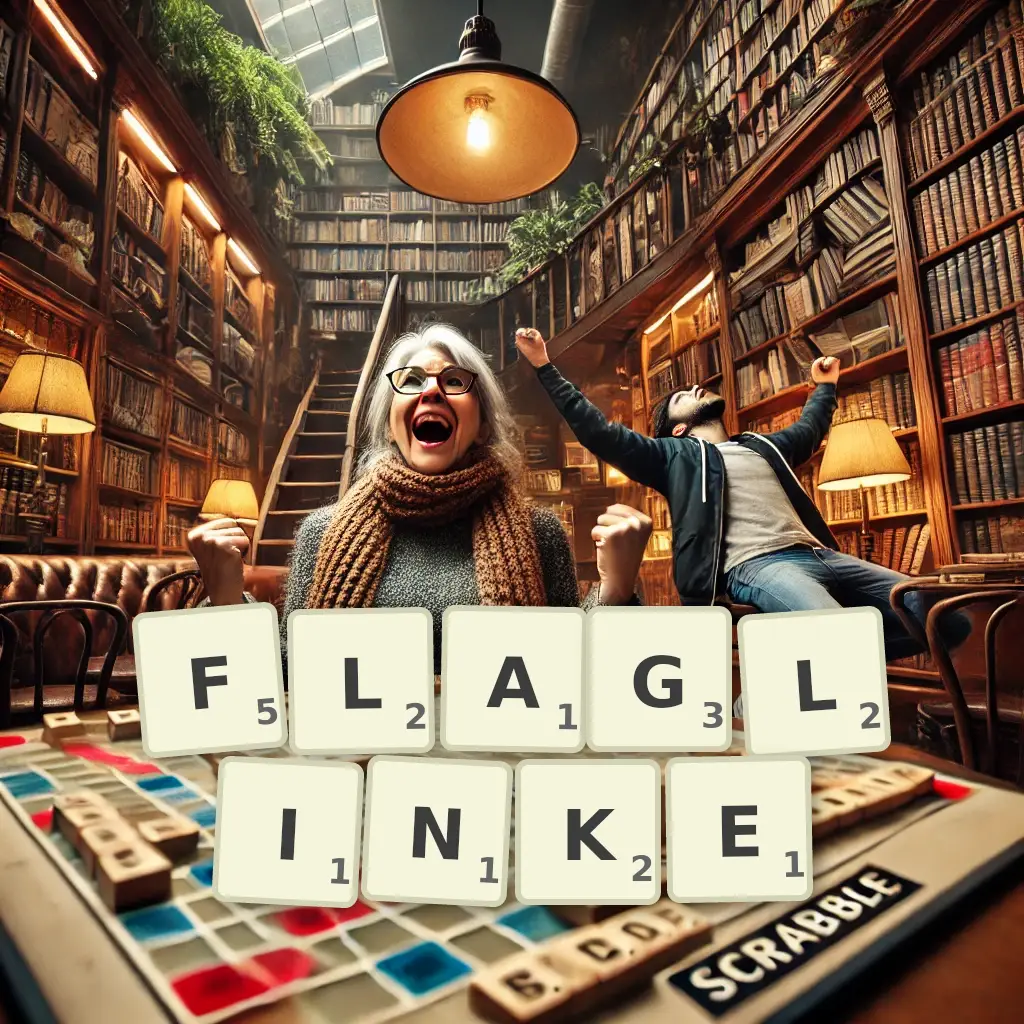 Słowa z liter FLAGLINKĘ