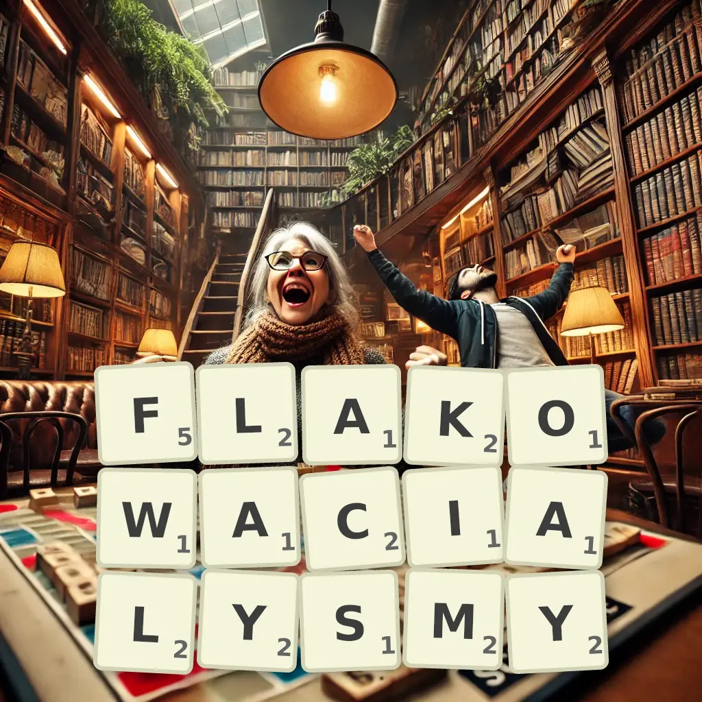 Słowa z liter FLAKOWACIAŁYŚMY