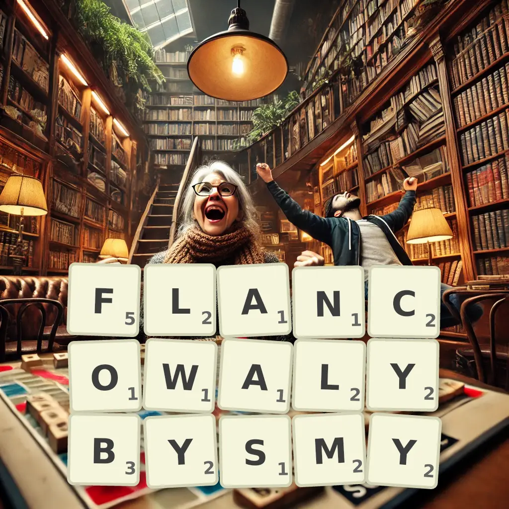 Słowa z liter FLANCOWAŁYBYŚMY