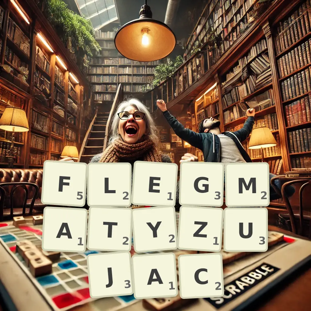 Słowa z liter FLEGMATYZUJĄC