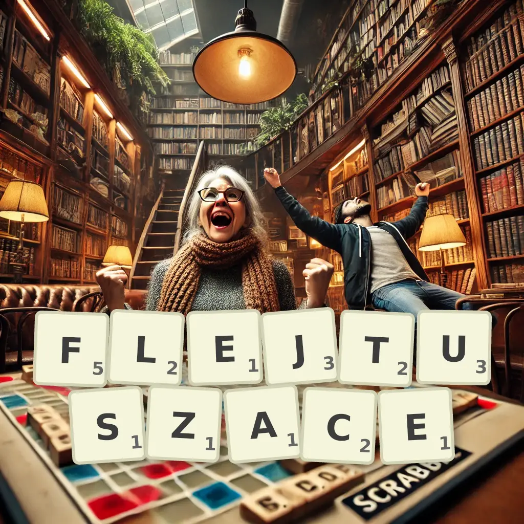 Słowa z liter FLEJTUSZĄCE