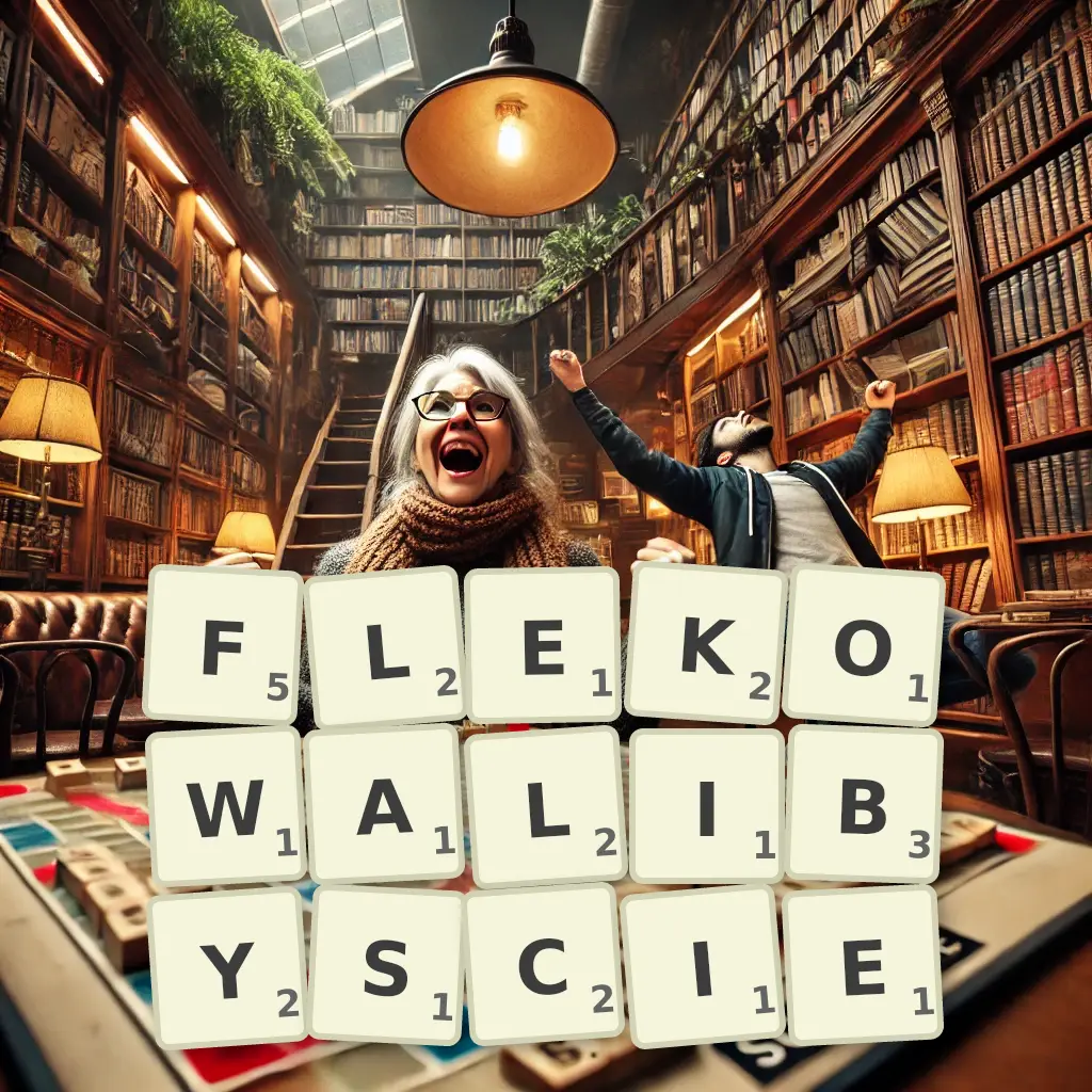 Słowa z liter FLEKOWALIBYŚCIE
