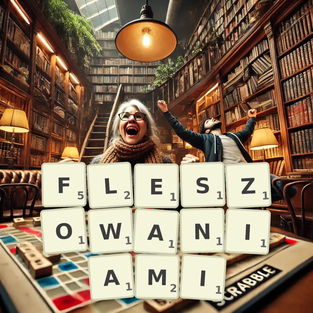 Słowa z liter FLESZOWANIAMI