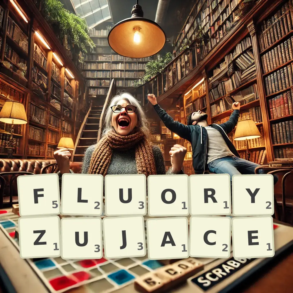 Słowa z liter FLUORYZUJĄCE