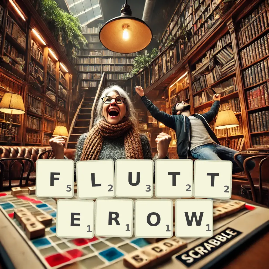 Słowa z liter FLUTTERÓW