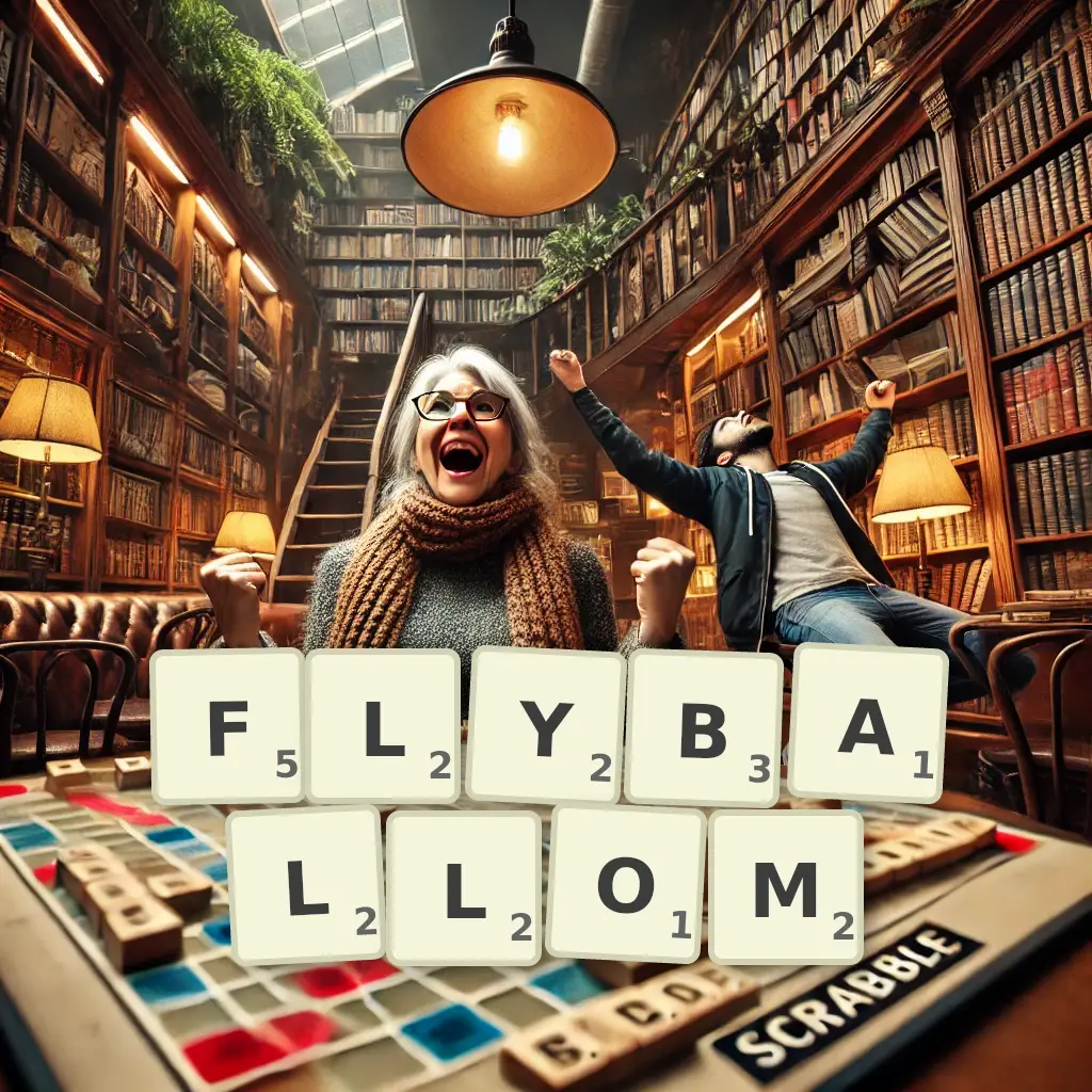 Lista słów z liter FLYBALLOM Słowa z liter FLYBALLOM