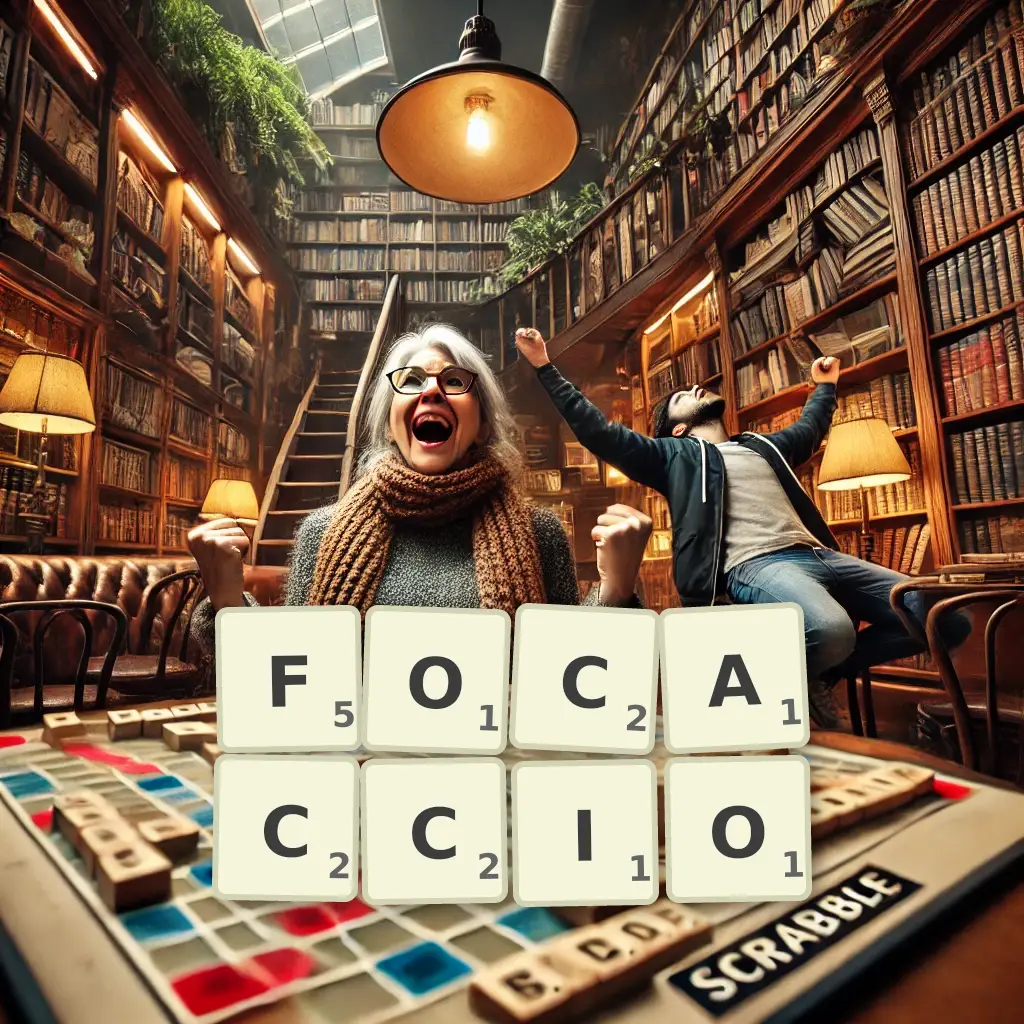 Słowa z liter FOCACCIO
