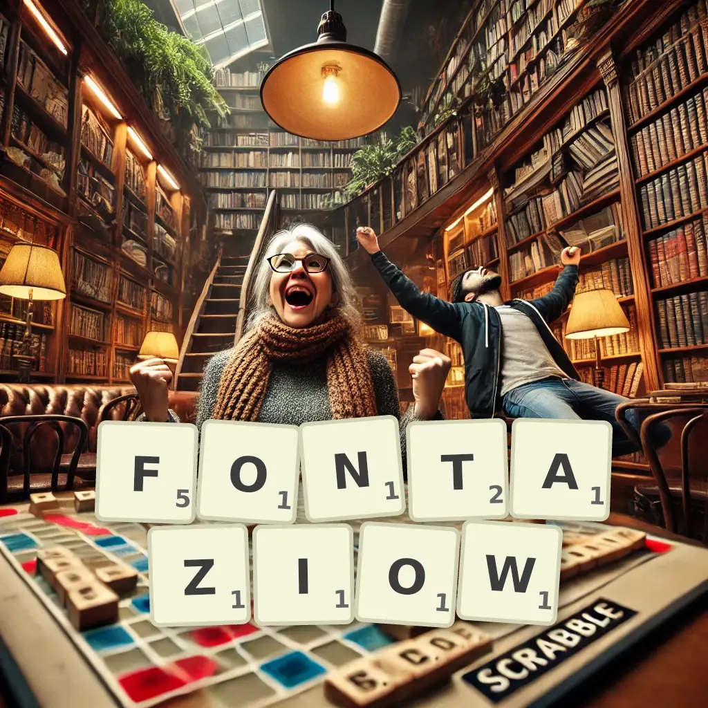 Słowa z liter FONTAZIÓW