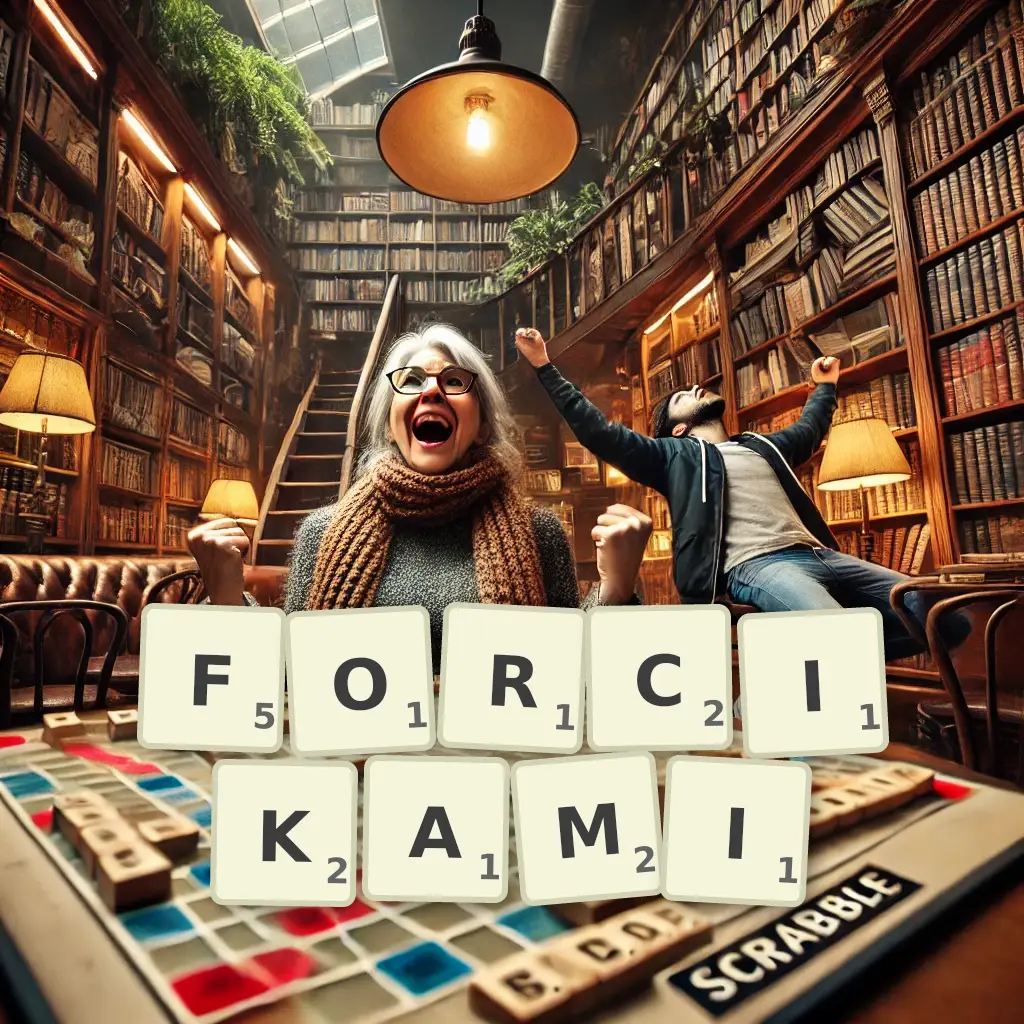 Słowa z liter FORCIKAMI