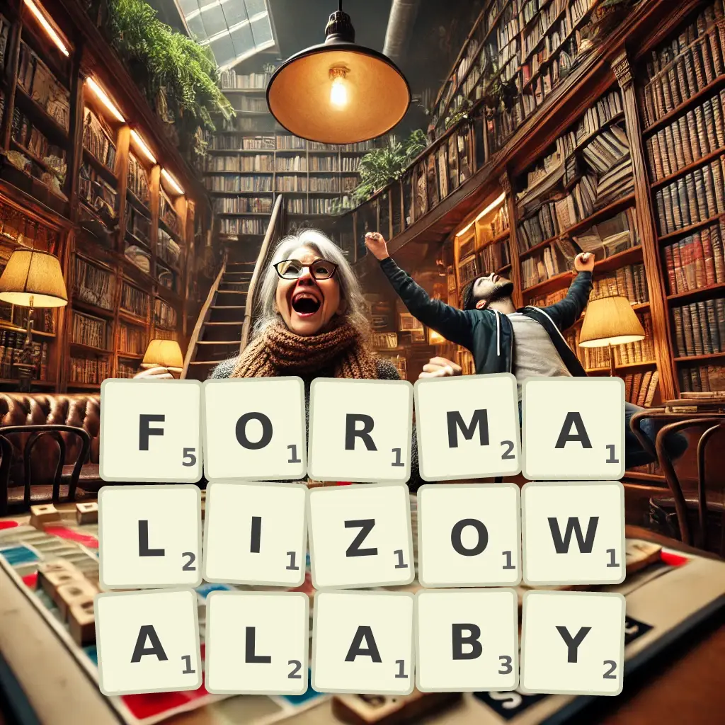 Słowa z liter FORMALIZOWAŁABY