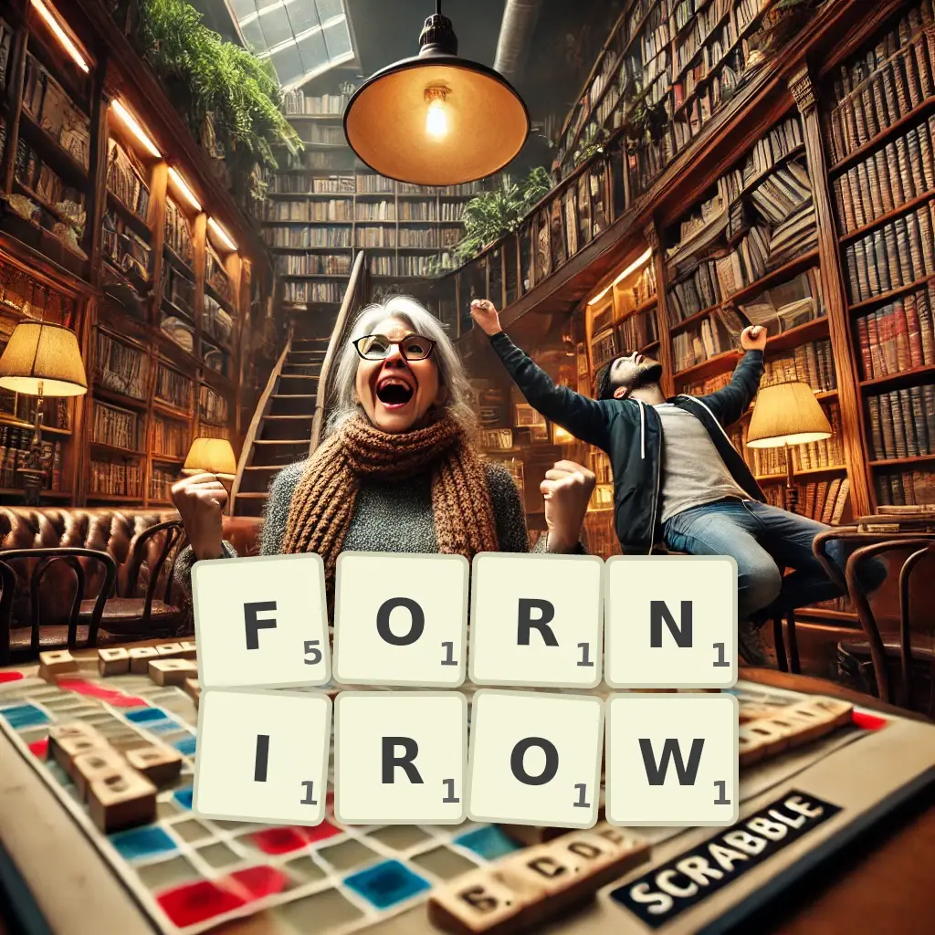 Słowa z liter FORNIRÓW
