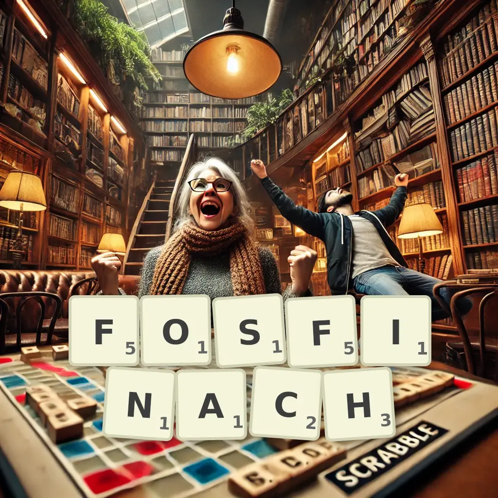 Słowa z liter FOSFINACH