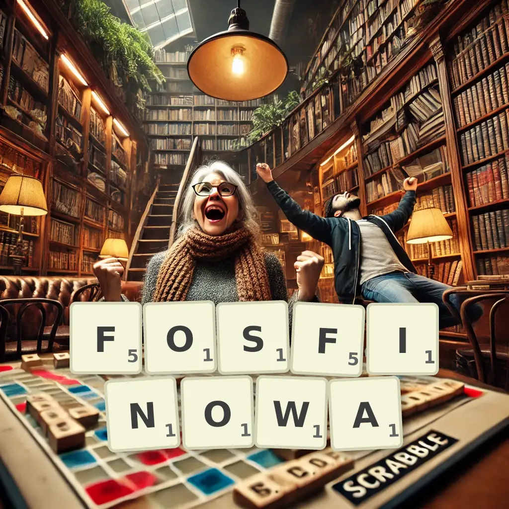 Słowa z liter FOSFINOWĄ