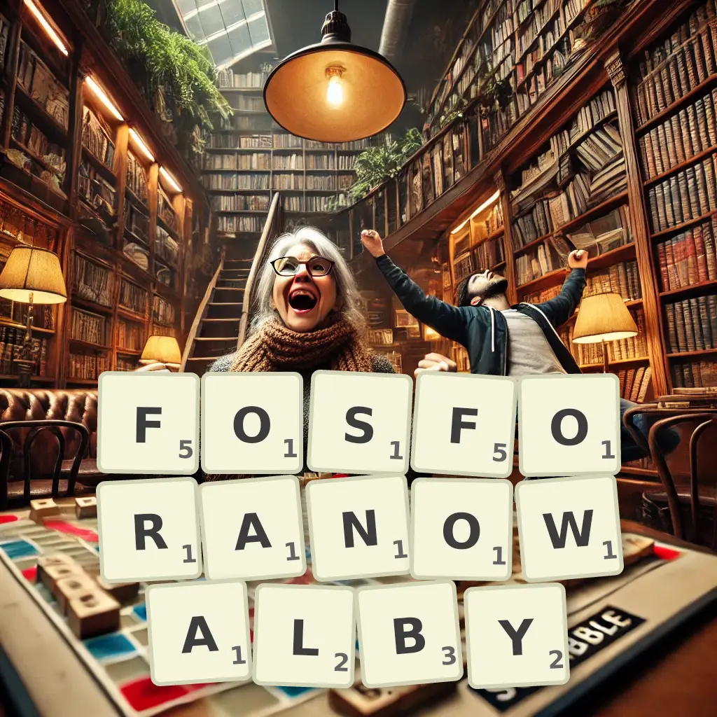 Słowa z liter FOSFORANOWAŁBY