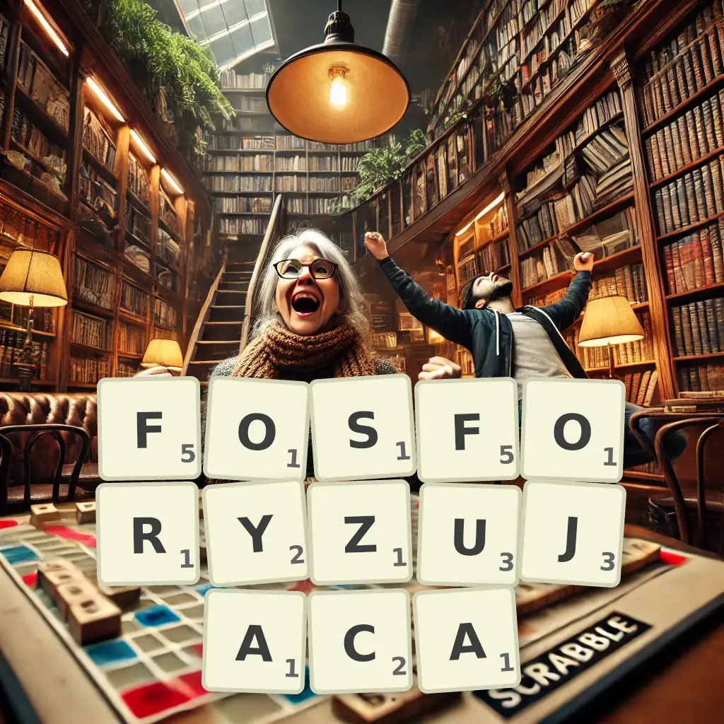 Słowa z liter FOSFORYZUJĄCA