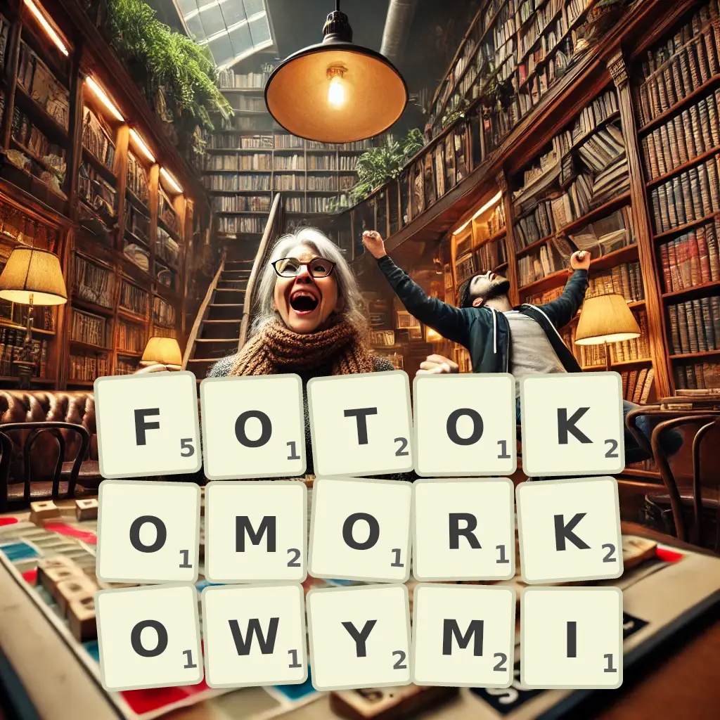 Słowa z liter FOTOKOMÓRKOWYMI