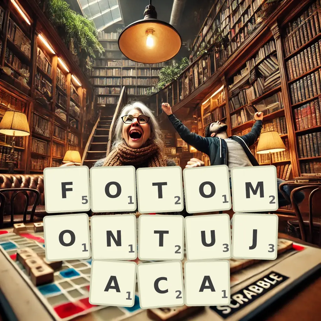 Słowa z liter FOTOMONTUJĄCĄ