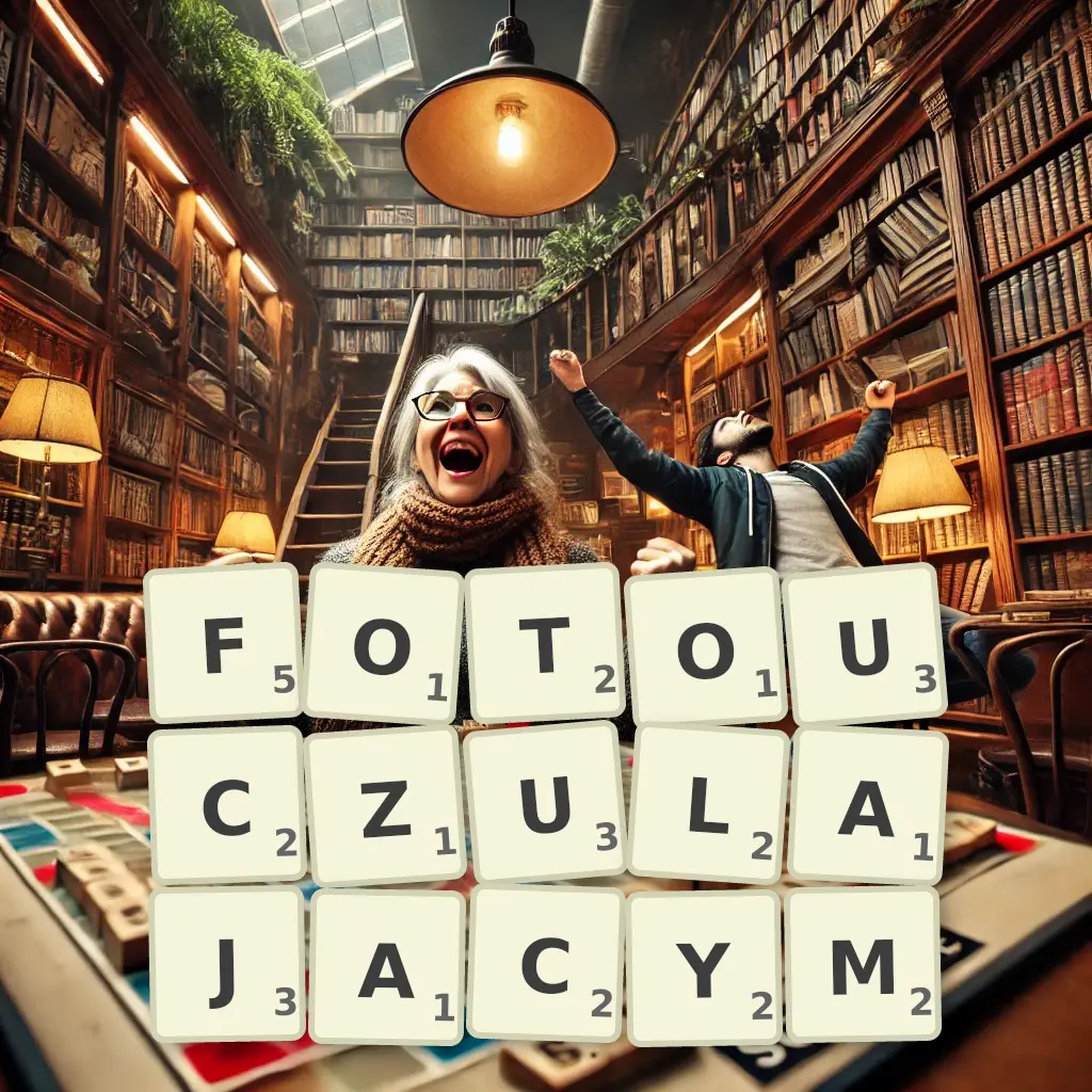 Słowa z liter FOTOUCZULAJĄCYM