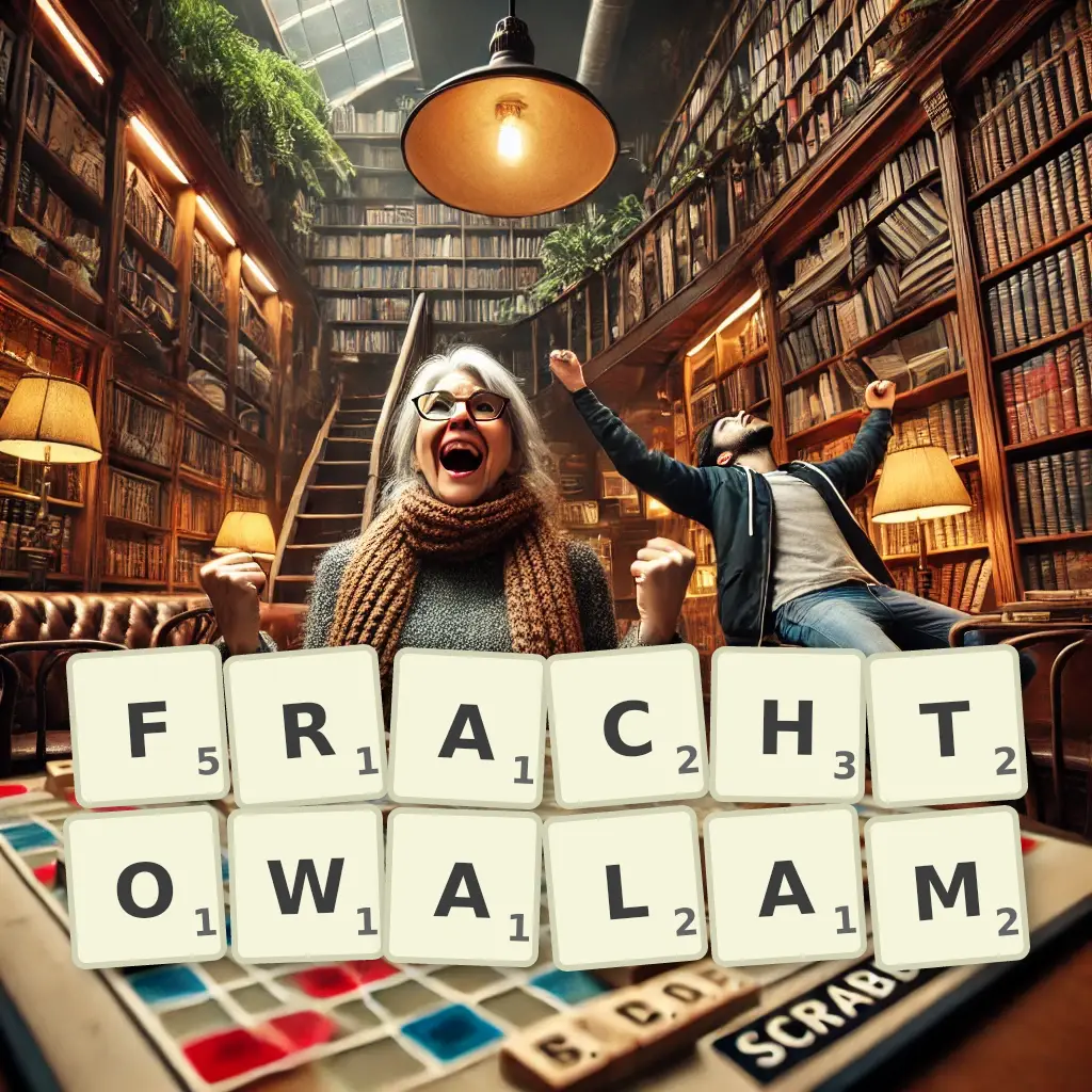 Słowa z liter FRACHTOWAŁAM