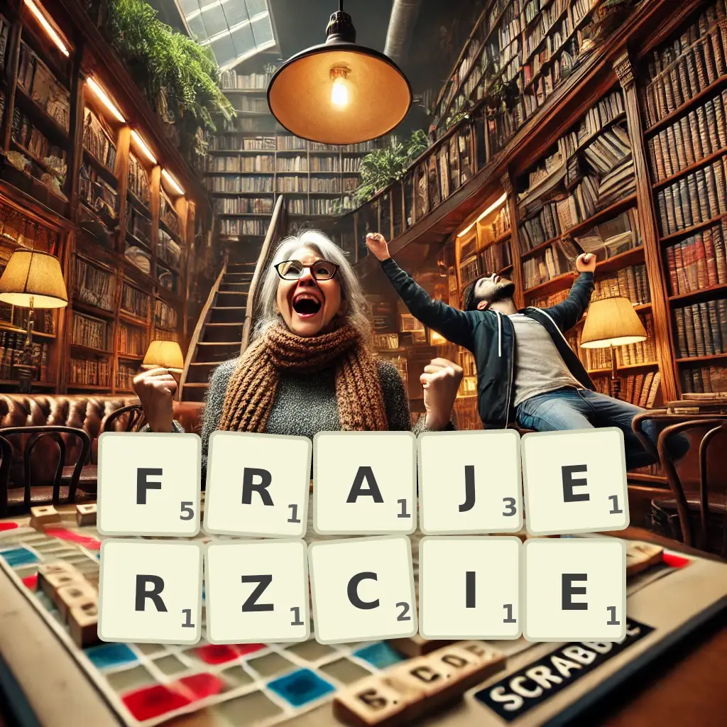 Słowa z liter FRAJERZCIE