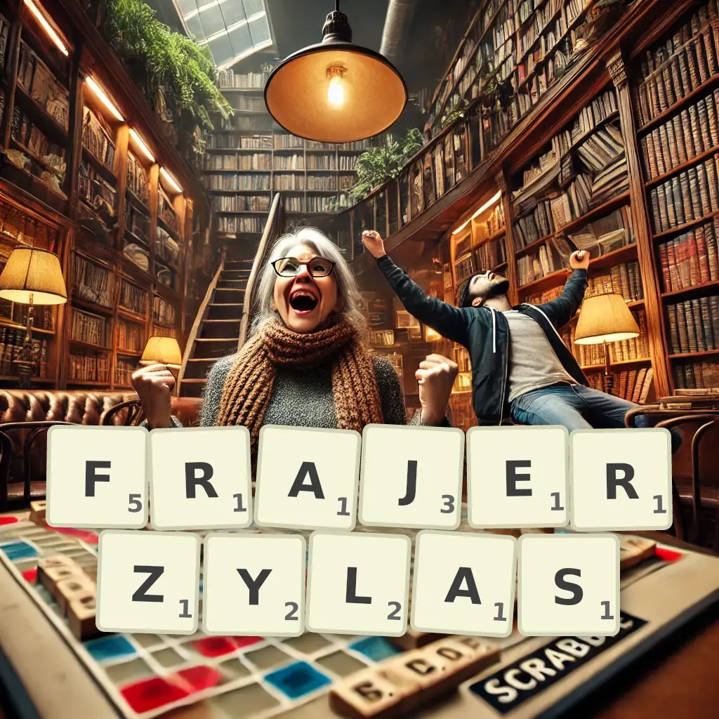 Słowa z liter FRAJERZYŁAŚ