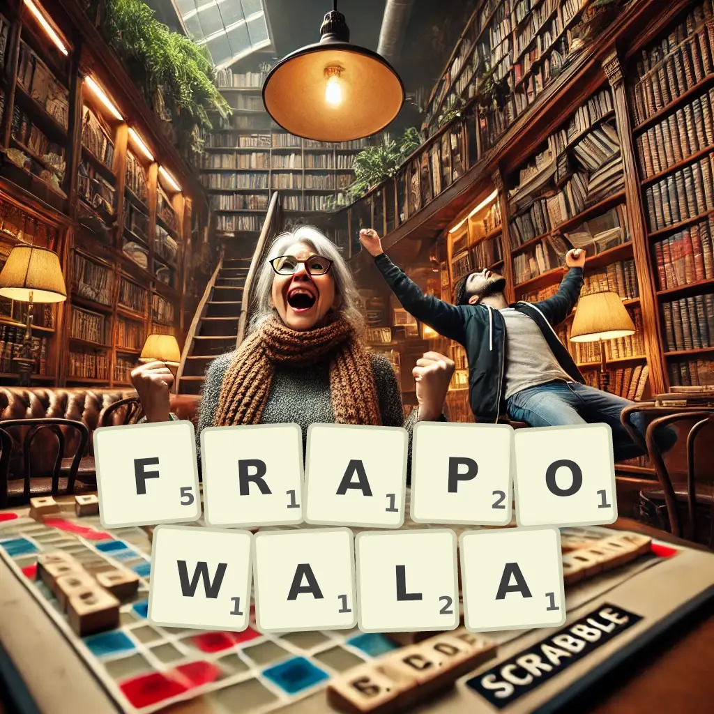 Słowa z liter FRAPOWAŁA