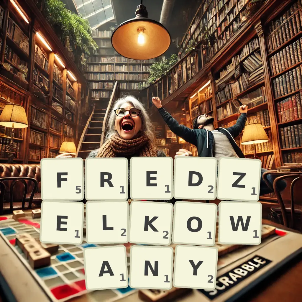 Słowa z liter FRĘDZELKOWANY