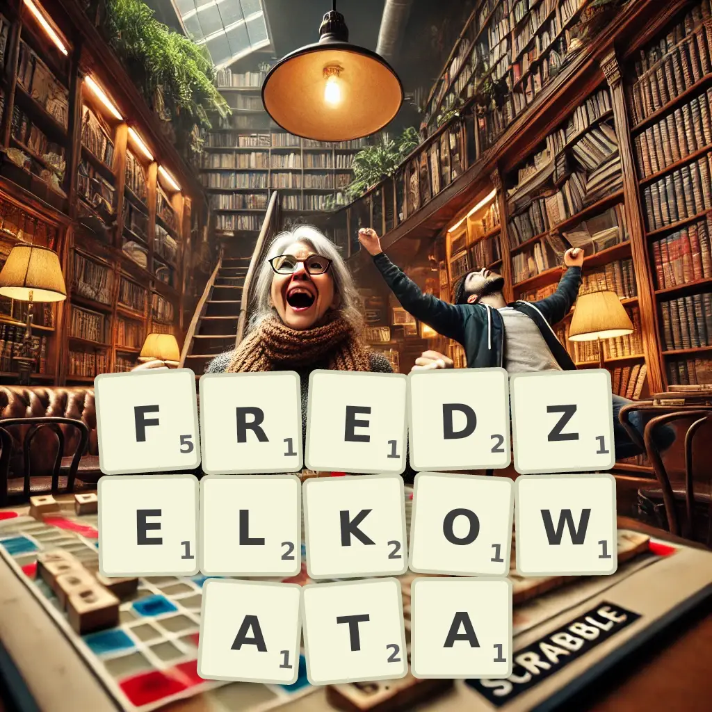 Słowa z liter FRĘDZELKOWATĄ