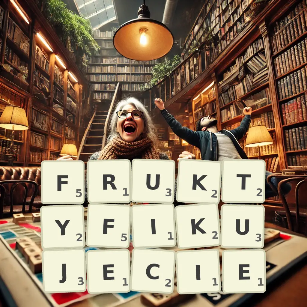 Słowa z liter FRUKTYFIKUJECIE