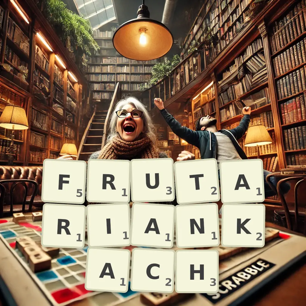 Słowa z liter FRUTARIANKACH