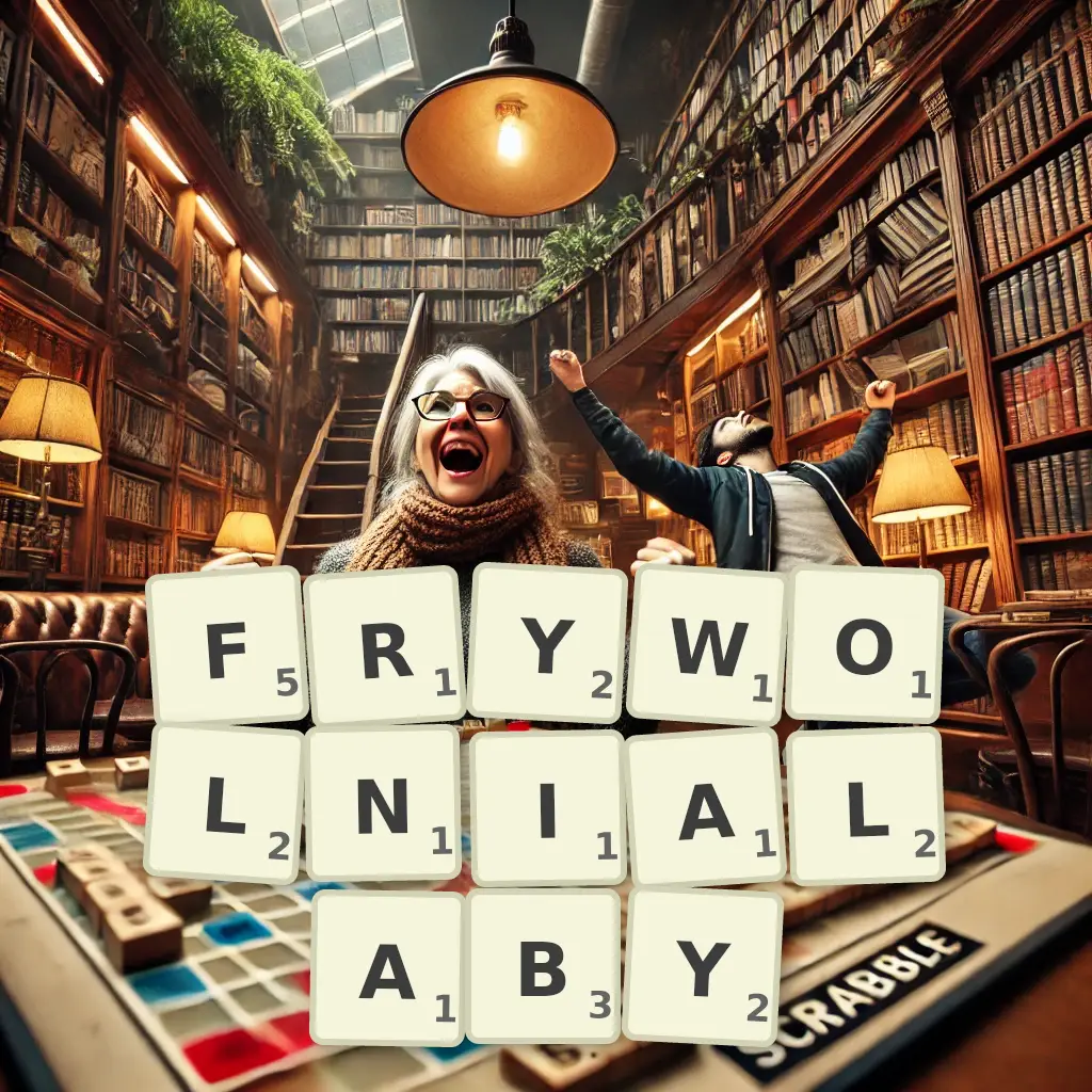 Słowa z liter FRYWOLNIAŁABY