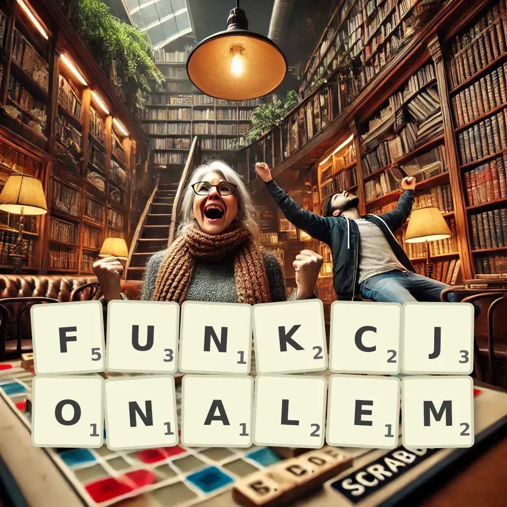 Słowa z liter FUNKCJONAŁEM
