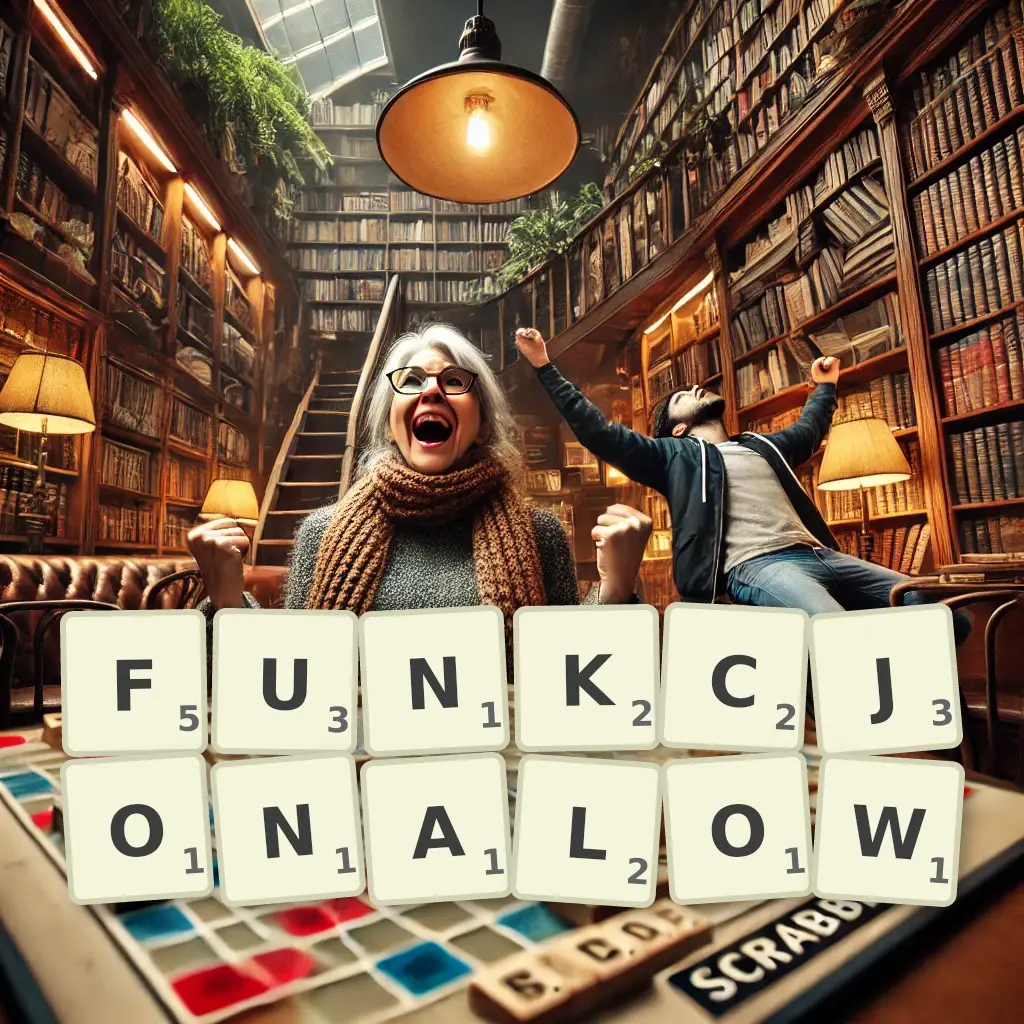 Słowa z liter FUNKCJONAŁÓW