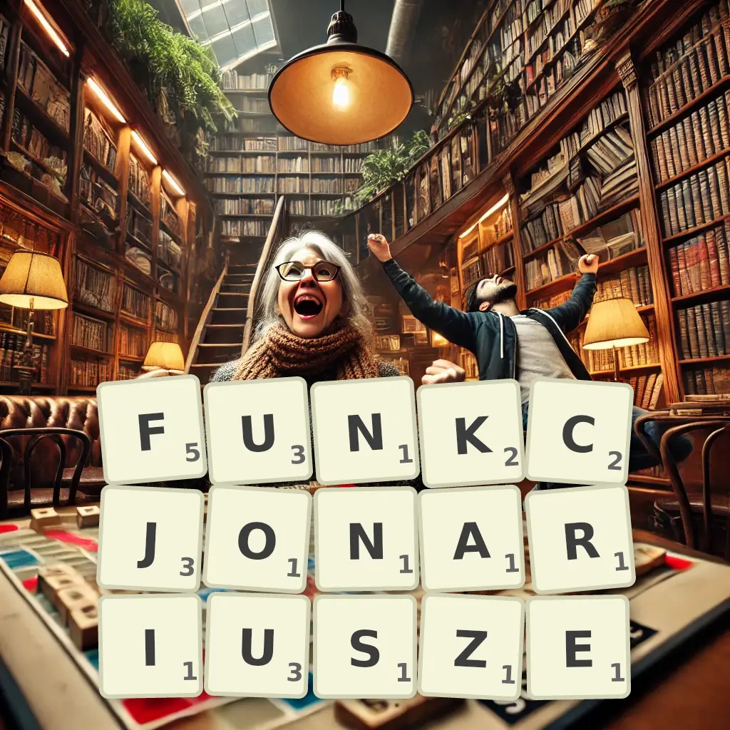Słowa z liter FUNKCJONARIUSZE