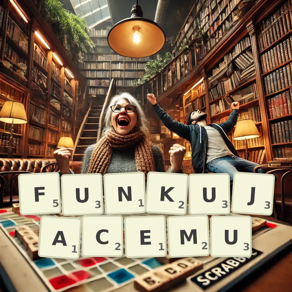 Lista słów z liter FUNKUJĄCEMU Słowa z liter FUNKUJĄCEMU