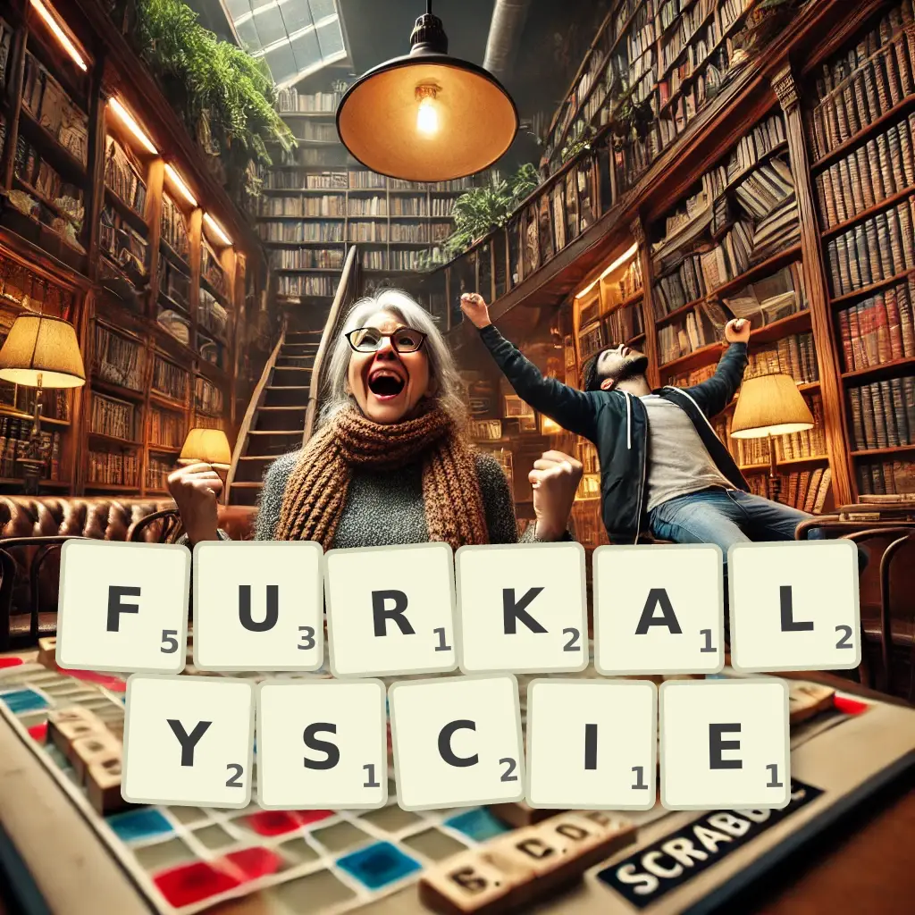 Słowa z liter FURKAŁYŚCIE