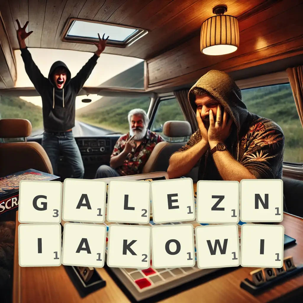 Lista słów z liter GAŁĘŹNIAKOWI Słowa z liter GAŁĘŹNIAKOWI