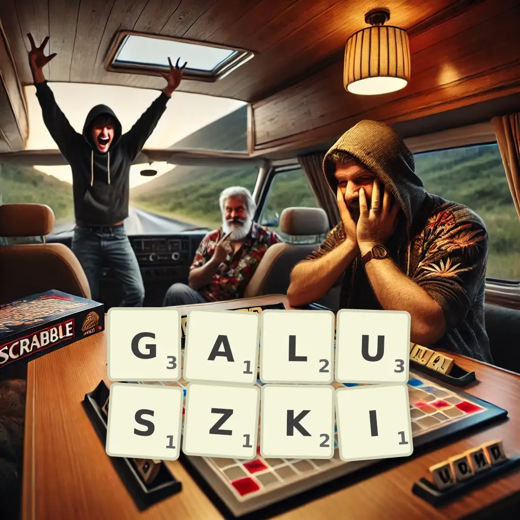 Słowa z liter GAŁUSZKI
