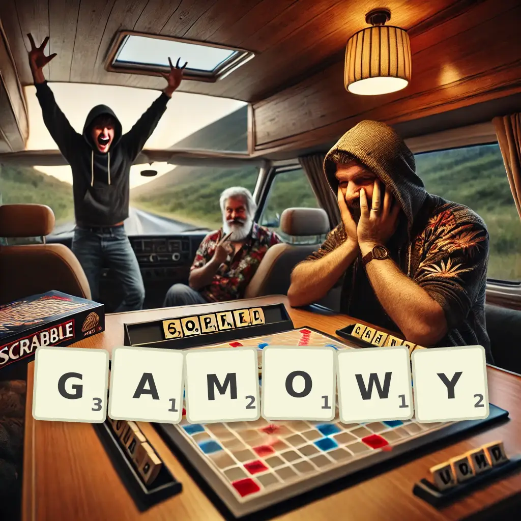 Słowa z liter GAMOWY