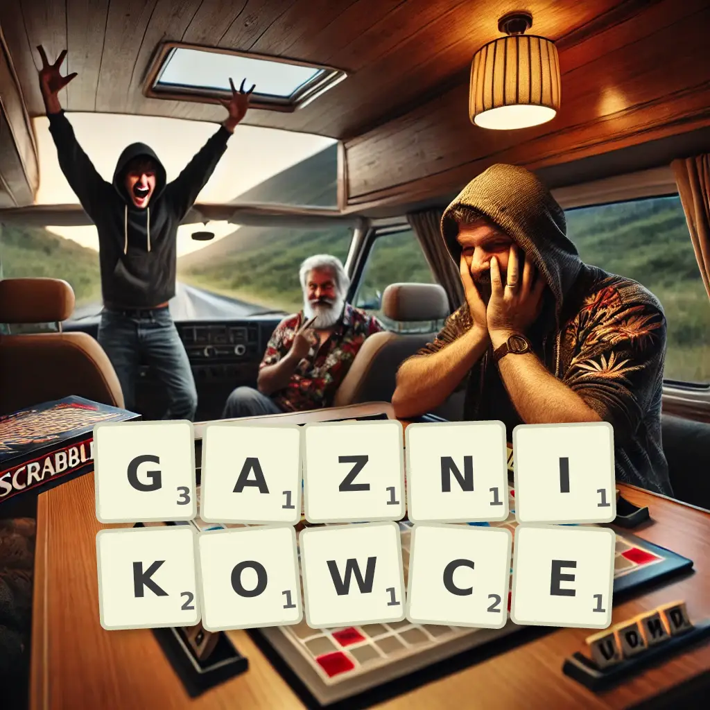 Słowa z liter GAŹNIKOWCE