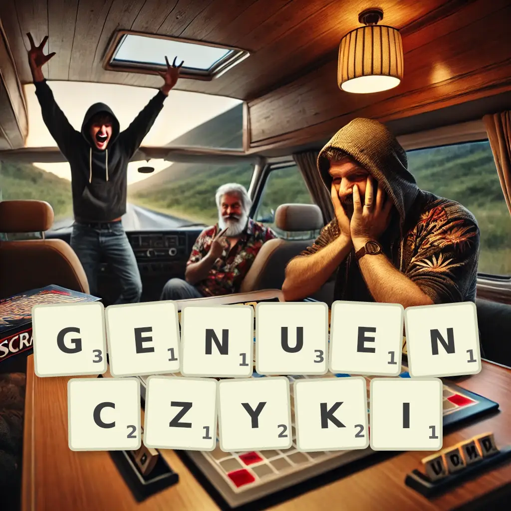 Słowa z liter GENUEŃCZYKI