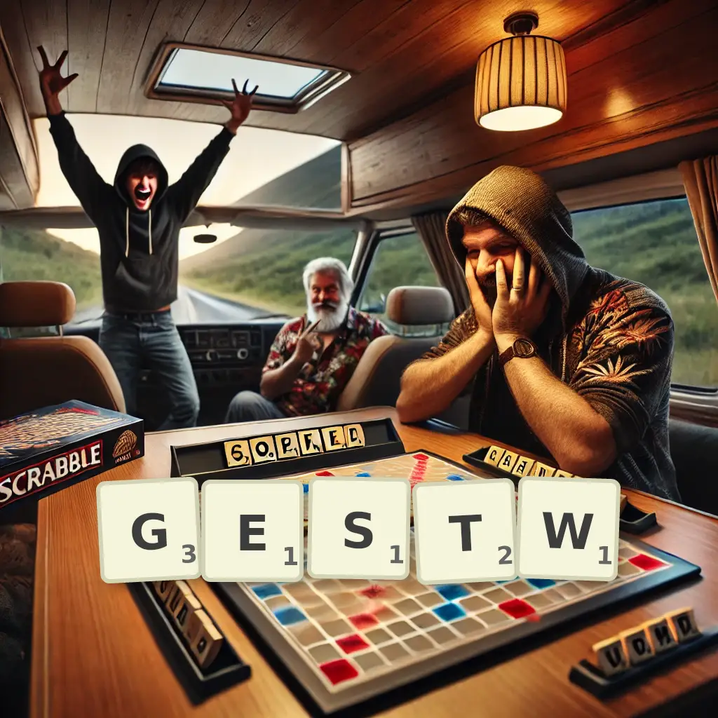 Słowa z liter GĘSTW