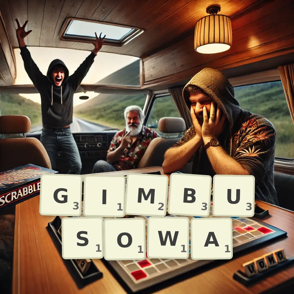 Słowa z liter GIMBUSOWA