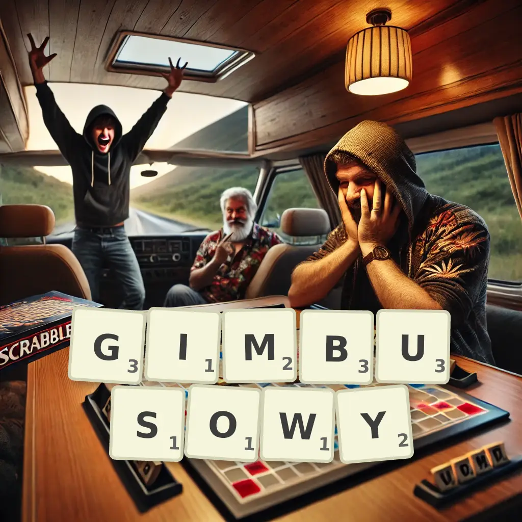 Słowa z liter GIMBUSOWY