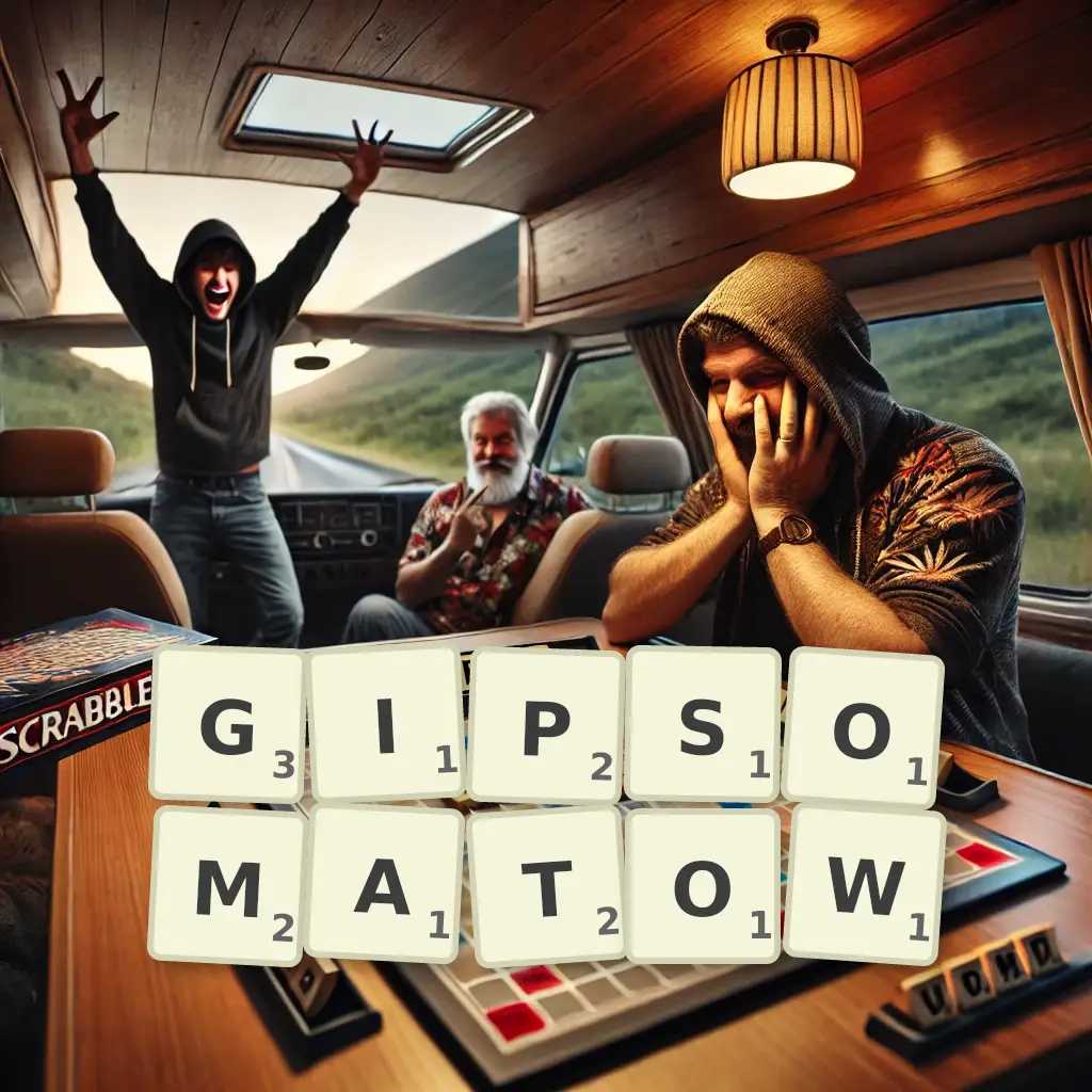 Słowa z liter GIPSOMATÓW