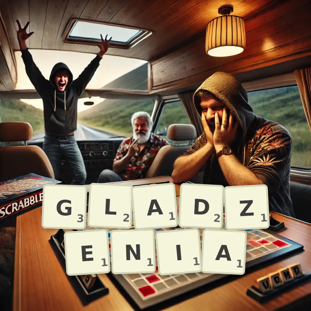 Słowa z liter GŁADZENIA