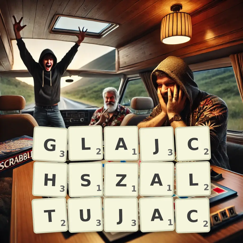 Słowa z liter GLAJCHSZALTUJĄC