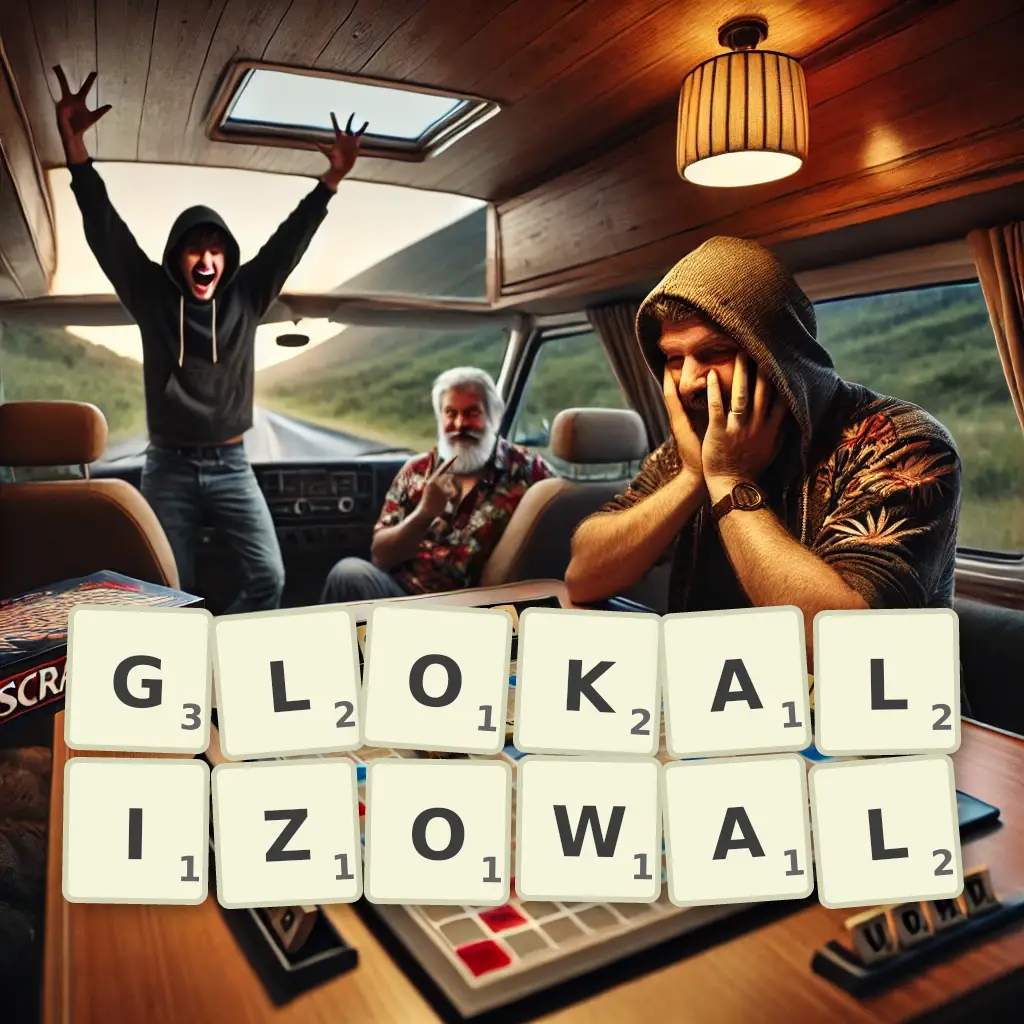 Słowa z liter GLOKALIZOWAŁ