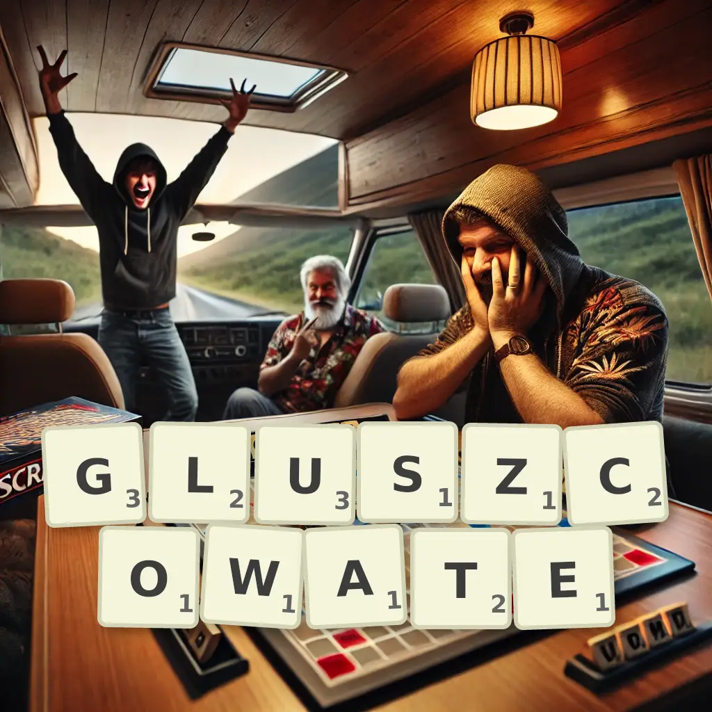 Słowa z liter GŁUSZCOWATE